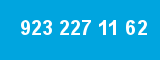 923 227 11 62 923 227 11 62